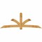 Ekena Millwork Davenport Rough Sawn Timber Gable Bracket, Western Red Cedar, 108"W x 40"H x 4"D x 6"F, 9/12 Pitch GBW108X40X0406DAV00RWR - alternate 1